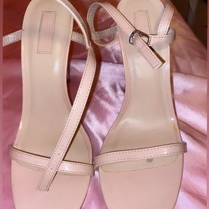 Nude high heels